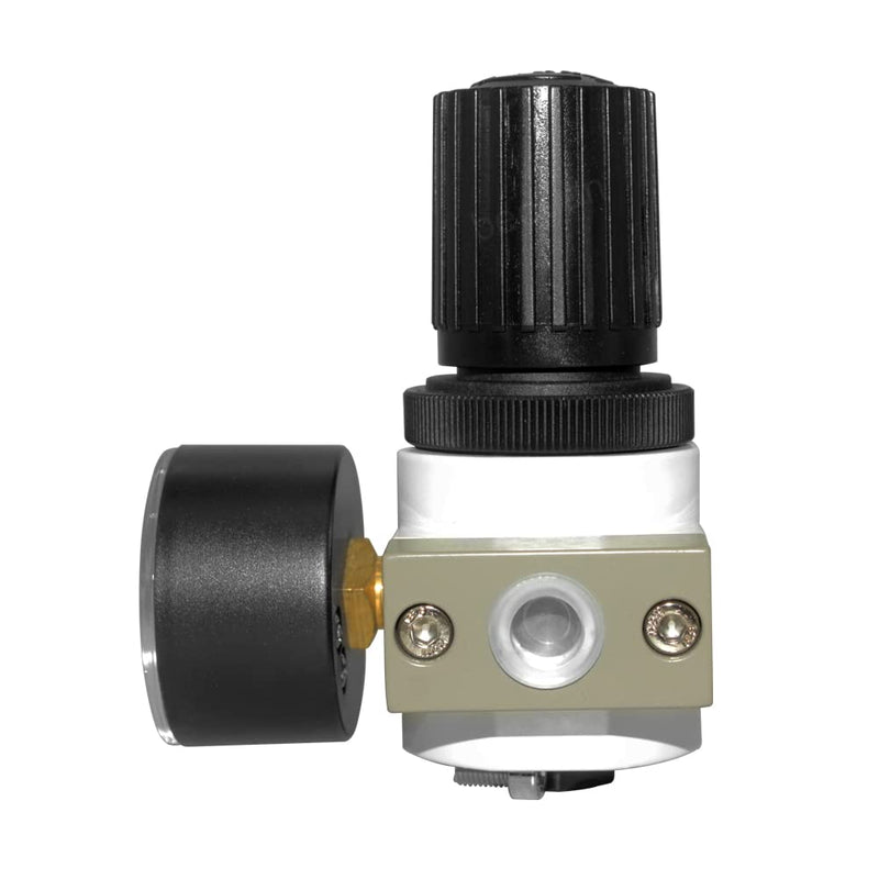 [Australia - AusPower] - Beduan 1/4"NPT Air Pressure Regulator for Compressed Air System with Gauge,Bracket OR-02 1/4"NPT(Psi dial) 