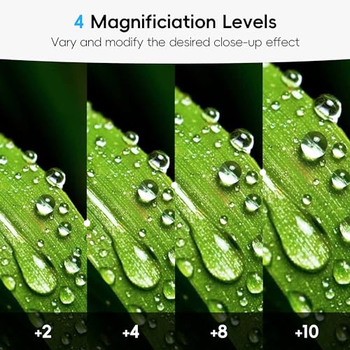 JJC 52mm Macro Close-Up Filter Set (+2 +4 +8 +10) with Lens Filter Pouch