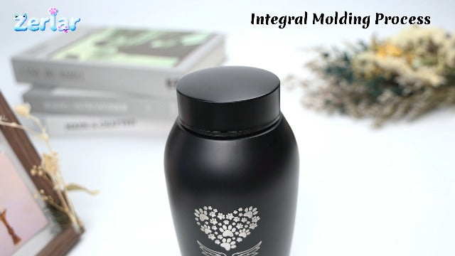 Cremation Urns for Human Ashes Adult for Woman Men with Wings of Angel Gold Middle