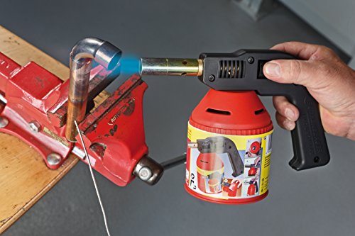 Rothenberger Industrial RoFlame Premium, soldering torch, working temperature 650 degrees Celsius, 35930 without piercing gas cartridge