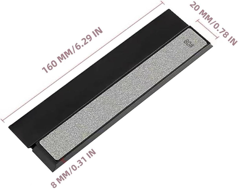 [Australia - AusPower] - 9 Pcs Diamond Knife Sharpening Stone Set, Professional Diamond Whetstone Set with Base for Ruixin Sharpener (SET-B) SET-D 