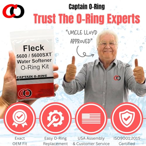 Captain O-Ring replacement O-ring rebuild kit for Fleck 5600 and 5600SXT water softeners