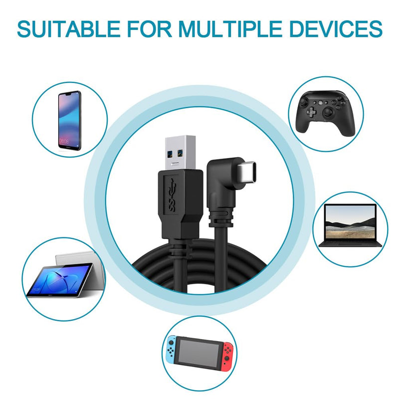 [Australia - AusPower] - 10FT Link Cable for Oculus Quest 2, Link Cable for Quest 2 High Speed Data Transfer Charging Cable USB 3.0 to USB C Cable Charger for Oculus Quest 2 Accessories VR Headset Gaming to PC 10 Ft (3M) 