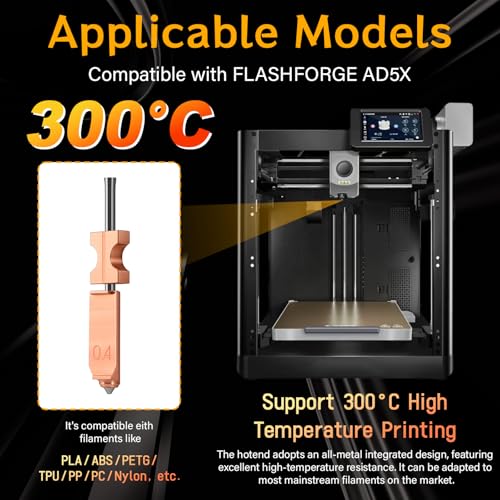 5PCS Upgrade All Metal Hotend Kit with Quick Detachable Nozzle
