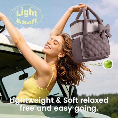 LOVEVOOK Insulated Lunch Box for Women,Large Adult Lunch Cooler Bag Women