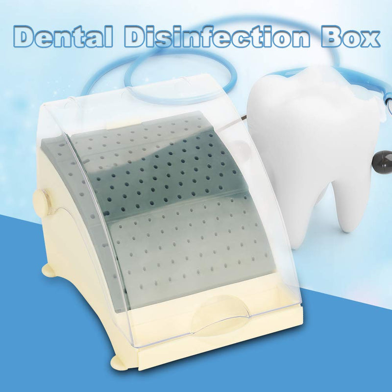 142 Holes Bur Holder, ental Bur Block Holder 142 Holes Plastic Drill Block Case Box Organiser with Extendable Drawer