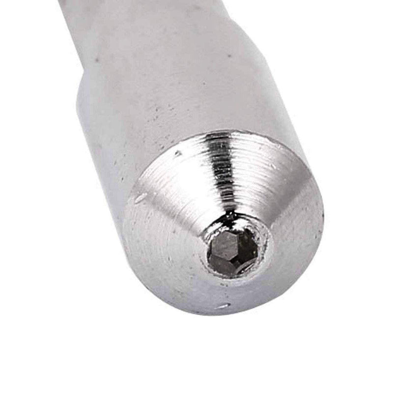 [Australia - AusPower] - 5pcs 3/8" x 2" Round Diamond Pen Dresser Grinder Shank Grinding Wheel Single Point Abrasive Tool, Silver 