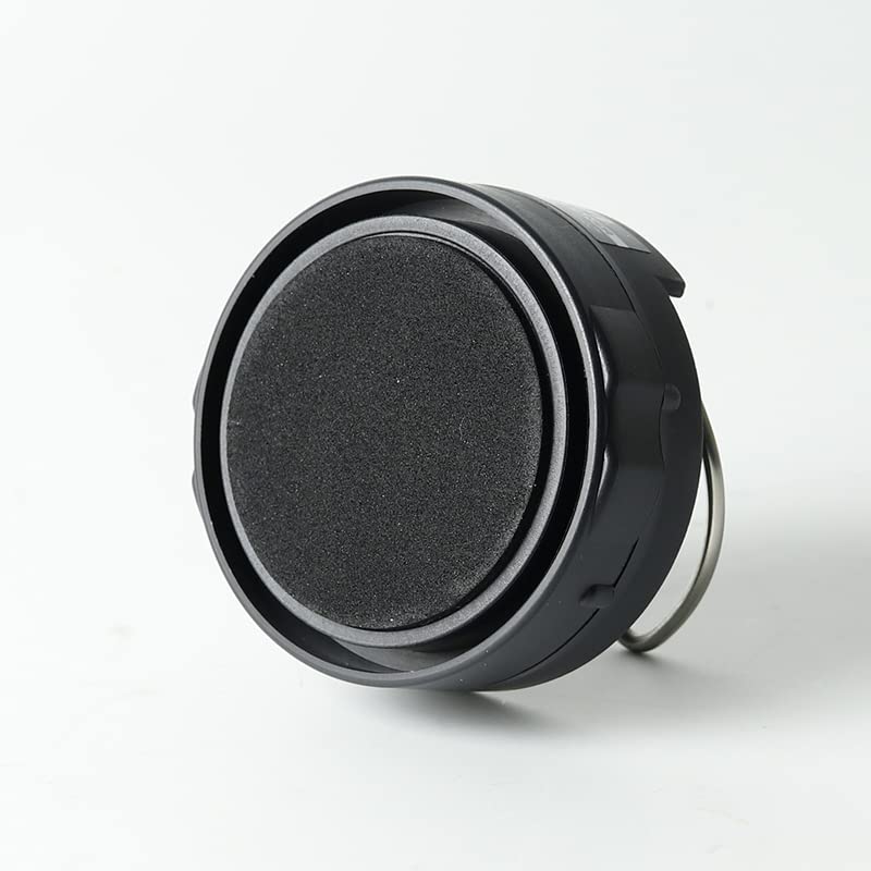 Portable Soldering Iron tip Sponge Cleaner, Watertight/airtight Carry case with Integrated Soldering Iron 'Rest bar'. Made in Japan. ENGINEER ss-05 Black