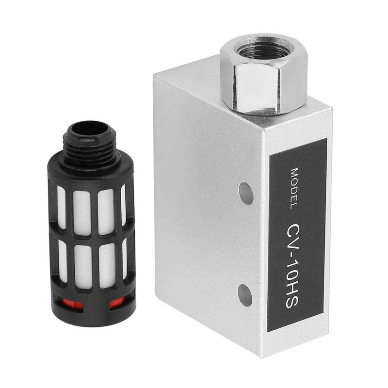 Vacuum Generator CV-10HS with Silencer Aluminum Alloy 1.0 mm Nozzle Pneumatic Ejector for Industrial Vacuum Generation
