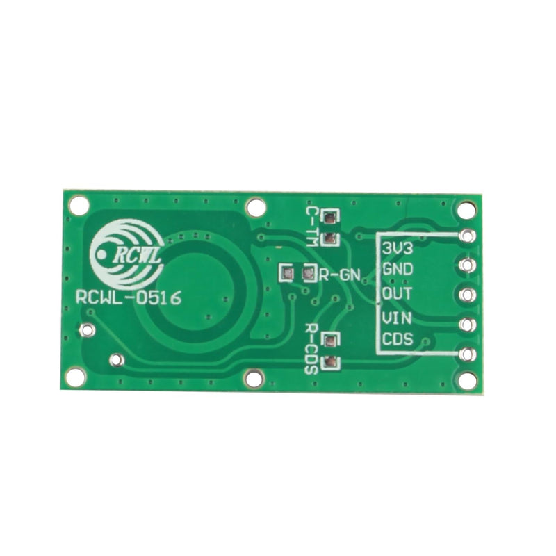 RCWL 0516 Microwave Radar Motion Sensor Module Human Body Induction Switch Module for Arduino High Sensitivity Long Gear Relief, Wide Angle for Sensing Moving Objects to Recognise