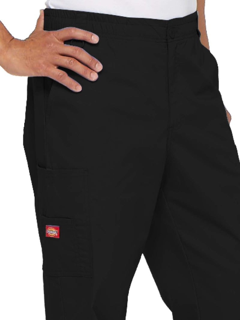 [Australia - AusPower] - Dickies Men's Pull-On Pant with 7 Pockets Elastic Waistband with Button Closure 81006 X-Large Black 
