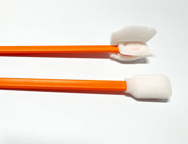 [Australia - AusPower] - Wellgler's 5.11" Foam Cleaning swabs, for Electronics, Cameras, Optical Lenses or Inkjet Printers, Print Heads Cleaning（50pcs） orange 50 
