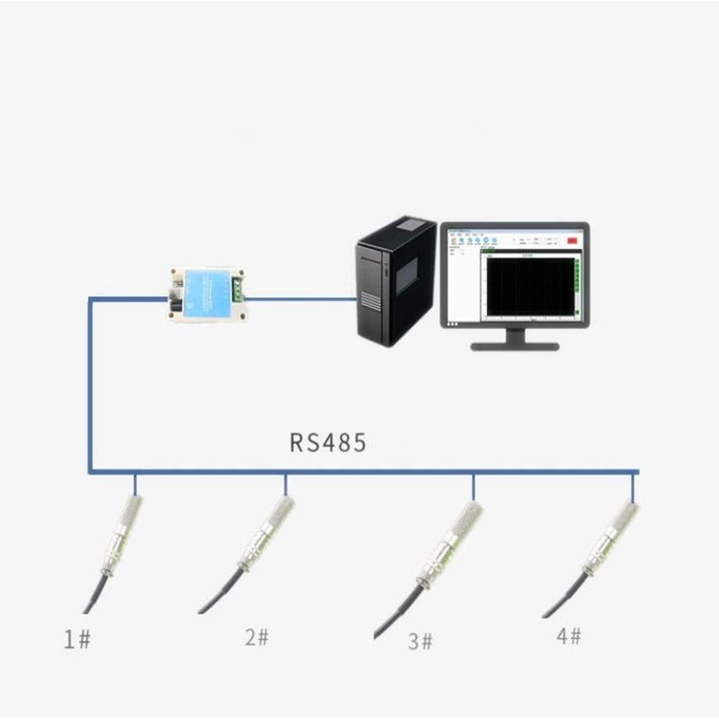 [Australia - AusPower] - Taidacent SHT30 RS485 Modbus RTU Temperature and Humidity Sensor Transmitter for PLC and DCS Room Thermocouple Monitoring 