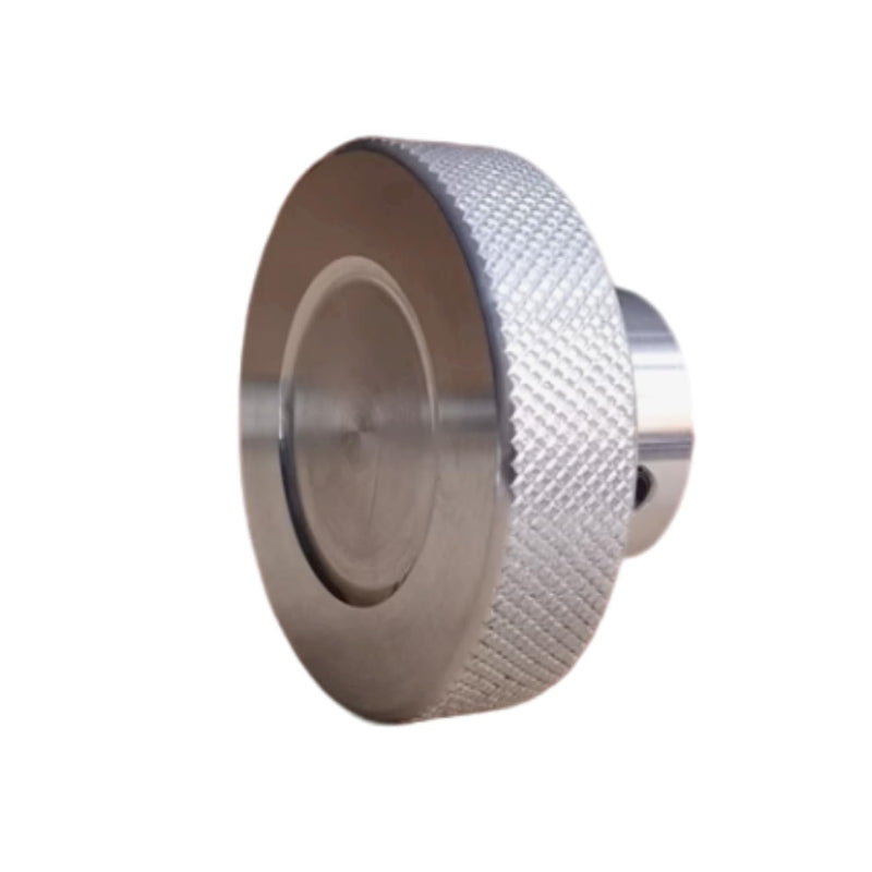 [Australia - AusPower] - CHANCS Aluminium Alloy Machine Tool Handwheels 60mm OD 8mm Bore Knurled Oxidised Handles Knobs for Sliding Table 60-8 