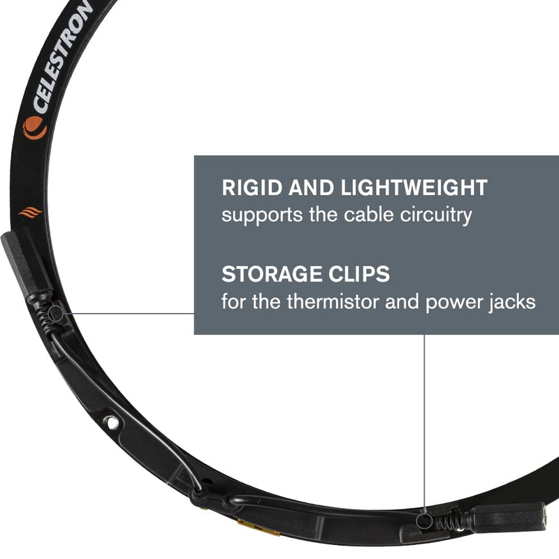 [Australia - AusPower] - Celestron – Dew Heater Ring – Aluminum Dew Prevention – Compatible 8” Schmidt-Cassegrain, EdgeHD, RASA Telescope 