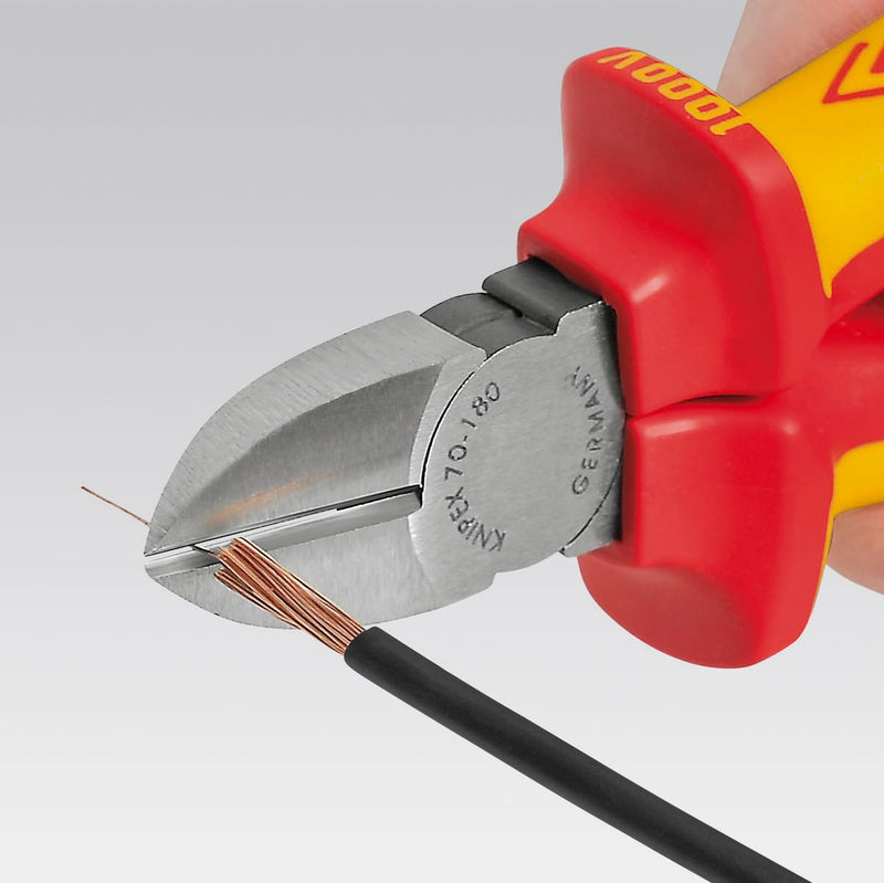 KNIPEX 70 08 180 SBA 1,000V Insulated Diagonal Cutters