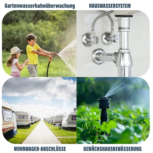 Mains Water Pressure Gauge - 0-11 Bar / 0-160 PSI | Mains water supply pressure gauge with hose tap connection - plumbing tool for home, garden and irrigation system