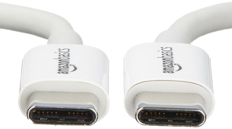 AmazonBasics USB Type-C to USB Type-C 2.0 Cable - 0.9 m - White 0.9 yards 1 piece