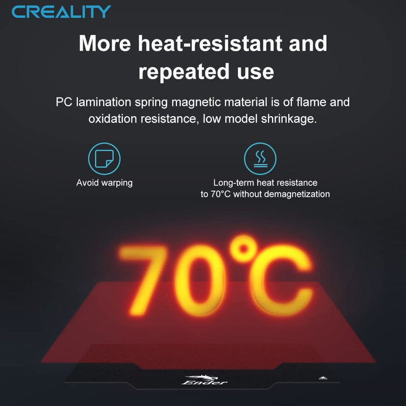 [Australia - AusPower] - Creality 2 PCS Ender 3 Bed Ultra-Flexible Removable Magnetic Removable Build Surface Hotbed Cover Print Platform Kit for Ender 3 Neo/Ender 3 V2 Neo/Ender 3 S1/Ender 3 S1 Pro/Ender 3 V3 SE 235x235mm 235*235mm Ender 3 2PC 