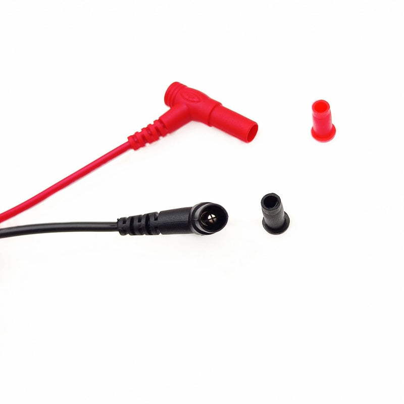 [Australia - AusPower] - JZK 2 Pack 1M 1000V 10A Alligator Clips Electrical Test Leads Multimeter Test Leads 4mm Banana Plug to Alligator Clip Cable Black and Red 