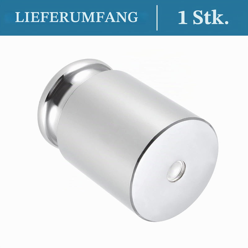 QUARKZMAN 1 kg calibration weight x 1 piece. Chrome-plated steel gram weight for digital jewelry scales and balance test, [M1 precision]
