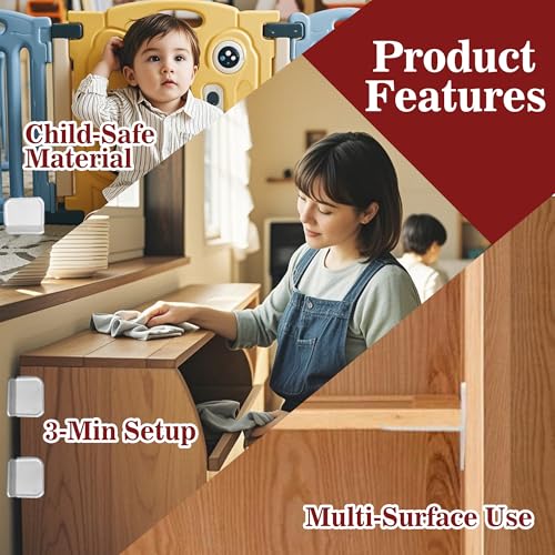 Haizusai hollow-wall anchors and adhesive bases for playpen stabilizers and anti-tip furniture anchoring kit