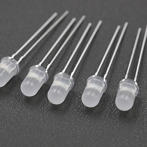 5mm UV LED Light Emitting Diodes 80pcs UV LED Emitting Diodes | 5 mm LED kits for science projects, schools and DIY projects 5 mm UV 80 pieces