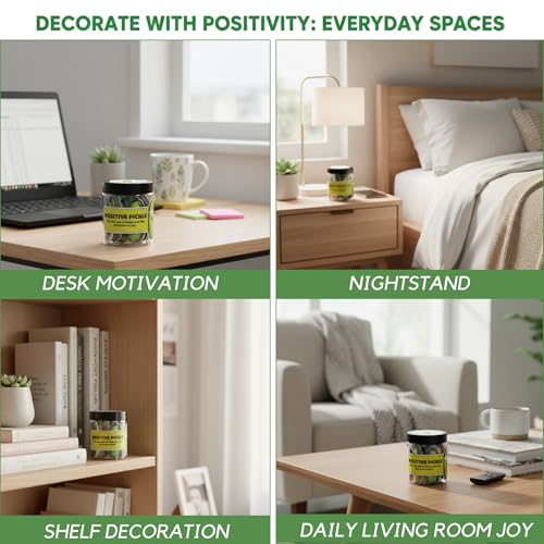 DEARMINE 60 Positive Pickle Cards Jar, Birthday Gifts for Women, Teens, Adults, Back to School Gift, White Elephant Gifts, Stocking Stuffers, Teen Girl Gifts Trendy Stuff Ab. Positive Pickle