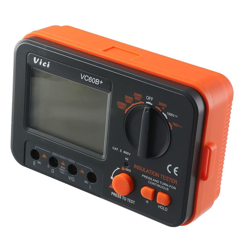 [Australia - AusPower] - Insulation Resistance Tester DCV Digital Insulation AC750V Resistance Tester Tester DC250/500/1000V VC60B+ 