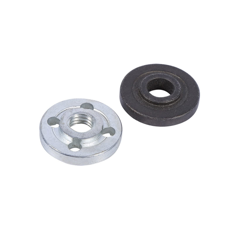 [Australia - AusPower] - Durable Angle Grinder Flange, Metal Angle Grinder Part, Electric Grinder Accessories, 1 Pair Replacement Electric Angle Grinder Fixing Part Inner Outer Flange For 9523 