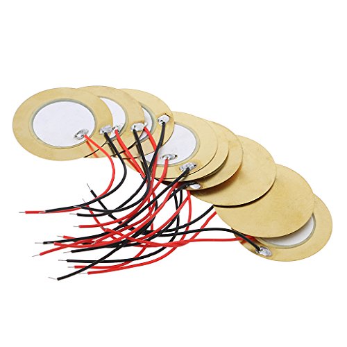 Pack of 10 35 mm Piezo Elements Summer Sounder Sensor Drum Disc + Wire CopperBusiness & Industrial Electronics & Measurement Electronic Components