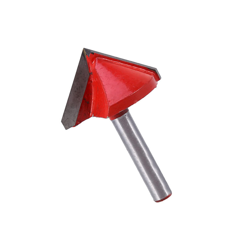 Double Flute 3D Engraving Router Bit 90 Degree V Groove Cutter with 6mm Shank Multiple Sizes 8mm-32mm Woodworking Acrylic MDF PVC