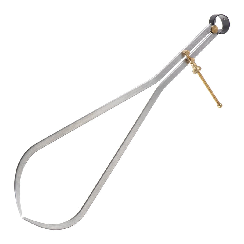 [Australia - AusPower] - Spring Joint Caliper - [16 Inch] Carbon Steel Spring Outside Caliper with Brass Fulcrum for Metalworking Drawing Use, Hardened Points 16 Inch 