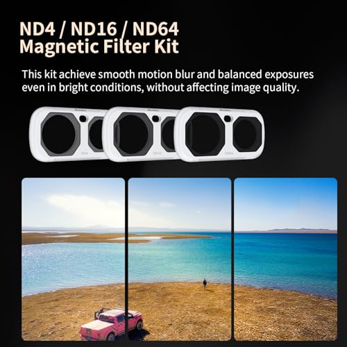 Haida Insta 360 Luna Ultra Magnetic ND Kit (ND4/16/64) NanoPro -Black ND Filter Kit Black