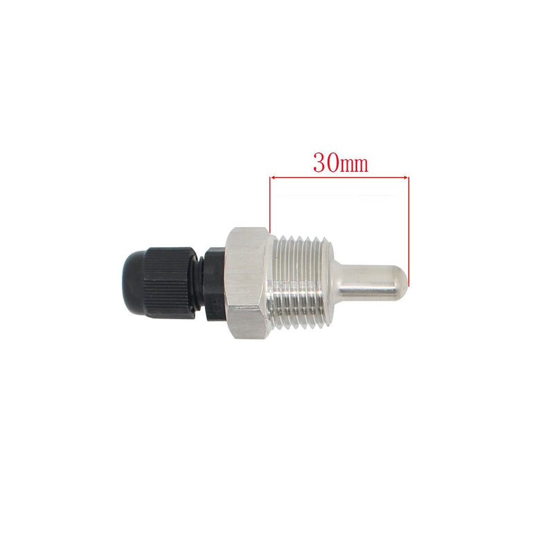 [Australia - AusPower] - 1/2 inch - weldless thermowell Stainless Steel Immersion 304 of 30mm 50mm 100mm 200mm 300mm 400mm 500mm - Immersion Well thermowell thermopocket for thermocouple (30mm) 