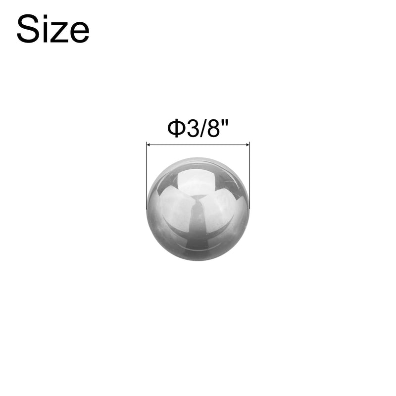 [Australia - AusPower] - uxcell 4pcs Tungsten Steel Bearing Balls 3/8 inch Tungsten Carbide Precision Ball, G5 Grade 3/8" 4 