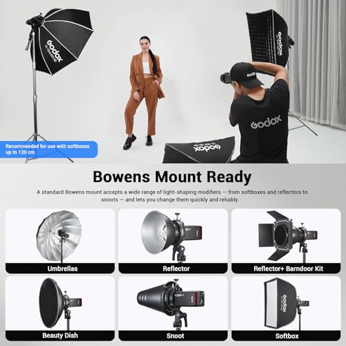 Godox S3 Bowens Mount Speedlite Bracket with Umbrella Hole