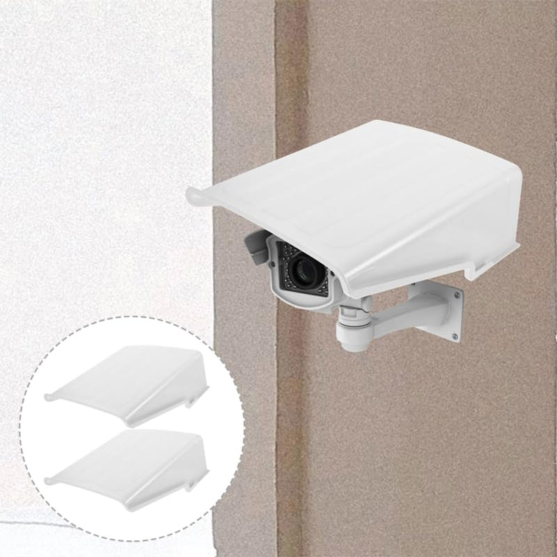 HOMSFOU 2-Pack Outdoor Security Camera Cover Rainproof Camera Guard Universal Cover for Sun Rain Dust Protection Outdoor 10.62 X 10.43 X 3.74 in