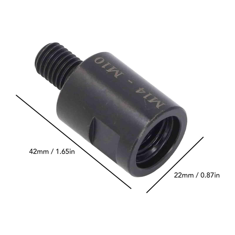 [Australia - AusPower] - Pack of 2 Angle Grinder Thread Adapter, M10-M14 Angle Mill Adapter CRV Steel Female to Male Mill Wave Converter Interface Connection (M14 to M10) M14 bis M10 