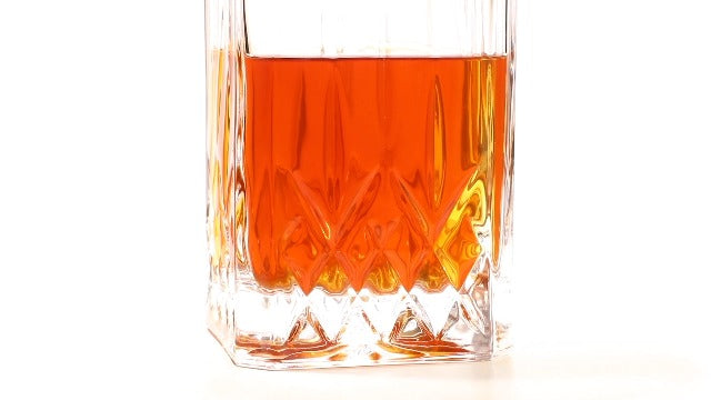 Viski Admiral Rocks Glasses, Clear Crystal Glass Gifts for Men 9oz Set of 2