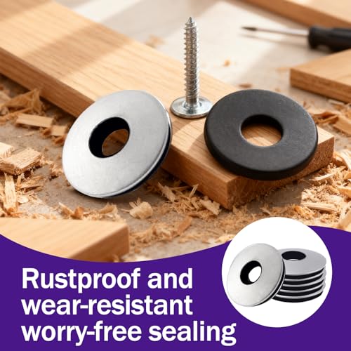 Ranstac 3/8x1 sealing washers for screws and bolts, 100-piece pack