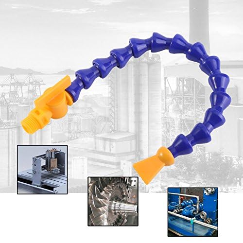 [Australia - AusPower] - Coolant Hose, 12 Pieces Coolant Pipe Plastic Flexible Water Oil Coolant Pipe Hose Flat and Round Nozzle Water and Oil Coolant Hose Thread Durite and Hose Coolant 