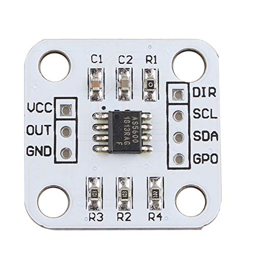 AS5600 Magnetic Encoder Magnetic Induction Angle Measurement Sensor Module Magnetized Encoder 12 bit High Precision with Magnet