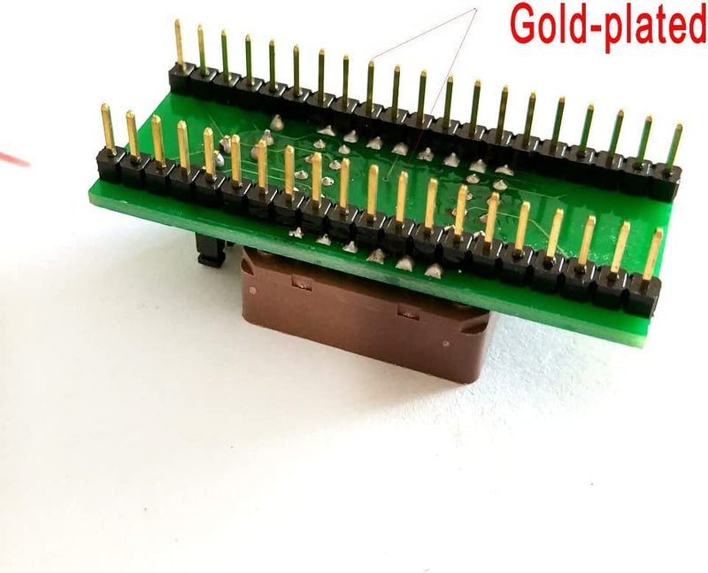 PLCC44 to DIP40 Programmer Adapter Support MCU Flash/ AT27C1024/PLCC44 For With Xgecu TL866ii T48 T56 Rt809f Rt809h IC Chip Socket
