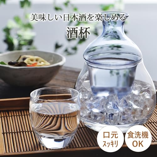 東洋佐々木ガラス Toyo Sasaki Glass T-16108-JAN Cold Sake Glass, 3.4 fl oz (100 ml), Sake Cup, Made in Japan, Dishwasher Safe, Pack of 6 2.4 x 2.4 x 2.4 inches (6 x 6 x 6.1 cm) Set of 6