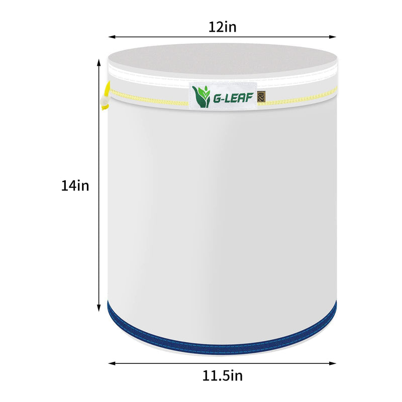 [Australia - AusPower] - G-LEAF All Mesh Bubble Bag 20L 5 Gallon 5 Beutel Krautig EIS Luftblasenbeutel Extraction Essenz Pflanzsäcke 25 Mikron Presssieb und Aufbewahrungsbeutel Kit für Kräuterextraktion und Produktion 20L-5Beutel 