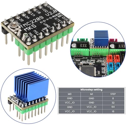 Stepper Motor StepStick 5 Pairs MKS TMC2209 Stepper Motor Driver Stepsticks for 3D Printer Accessories Ultra Silent Mute Silent Driver