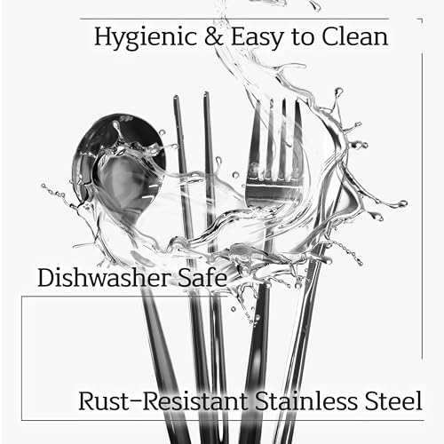 Korean 316 Stainless Steel Cutlery Set for 1