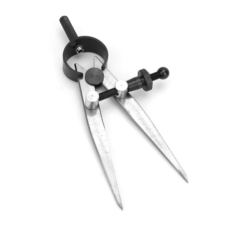75 mm Spring Compass, Marking Compass, Compass with Locking Wheel | Adjustable spring compass, for drawing arches and circles, bisecting angles and segment halving