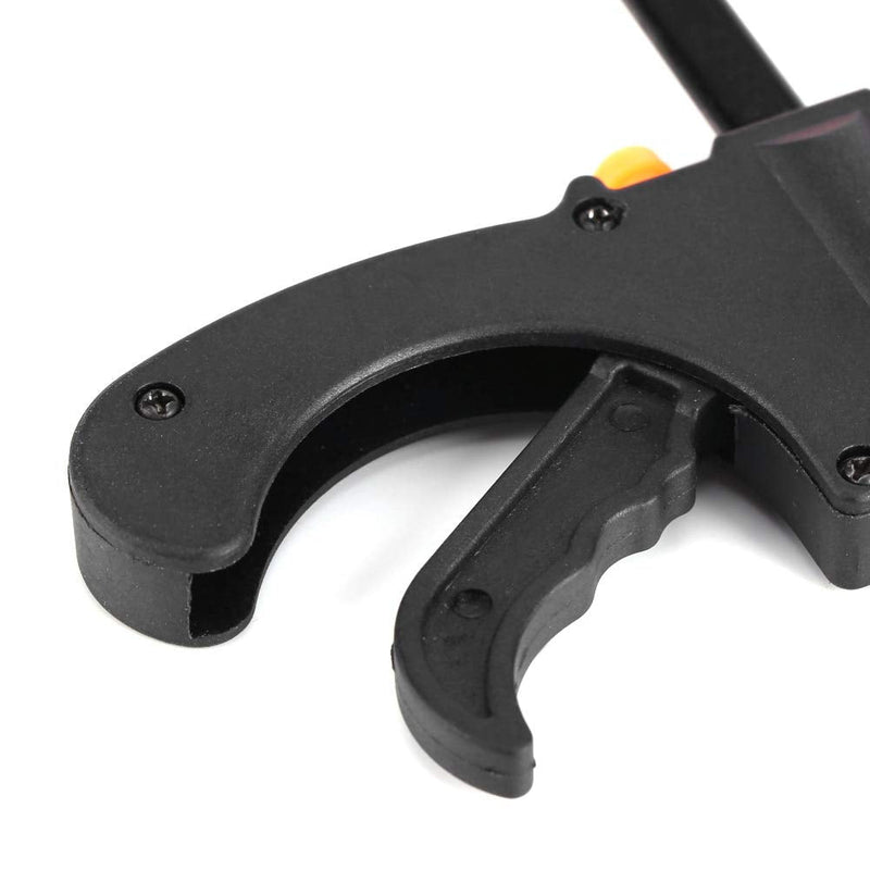 [Australia - AusPower] - Woodworking F Clamp, Plastic Woodworking Clip F Clamp Grip, Quick Ratchet Release Squeeze DIY Hand Gadget Tool 